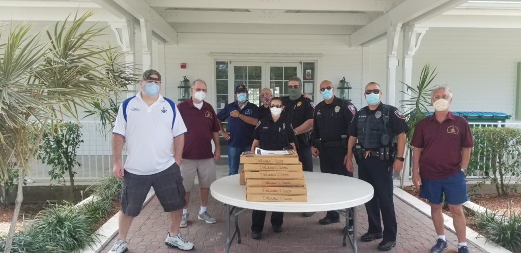 On May 13th, West Broward Lodge No.253 was able to say “Thank You” with a small gesture; feeding the department with 10 XL pizza pies.